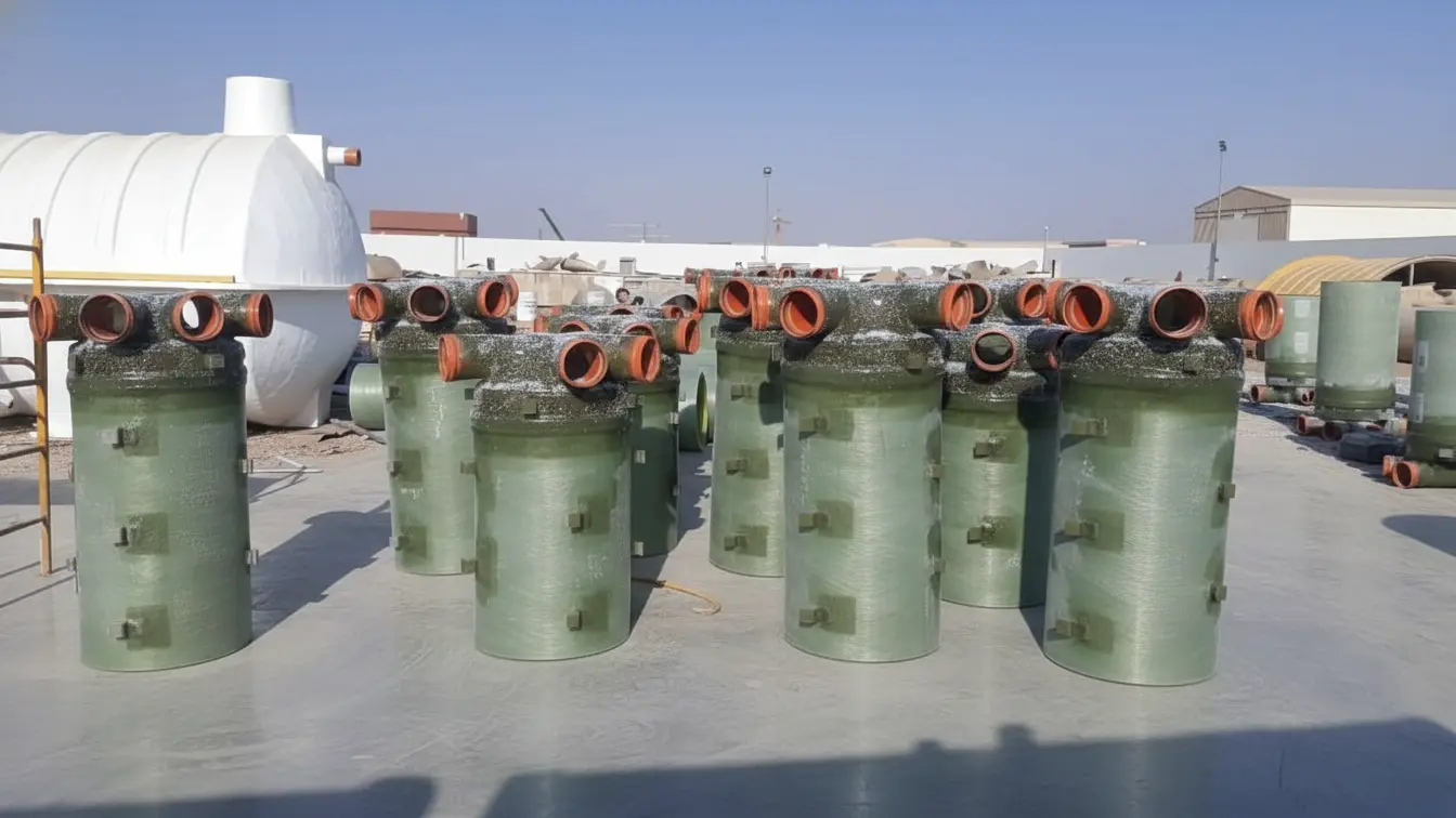 GRP manhole bench liners used in wastewater and drainage systems