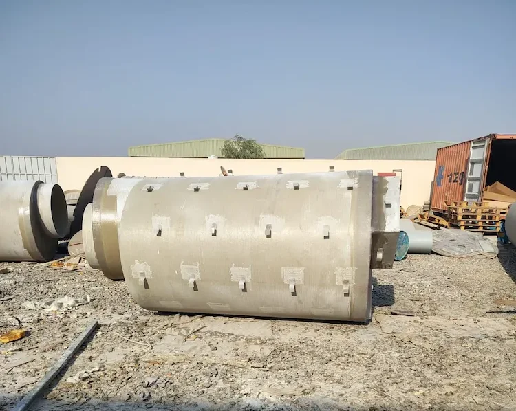 horizontal GRP tank for industrial storage and process applications