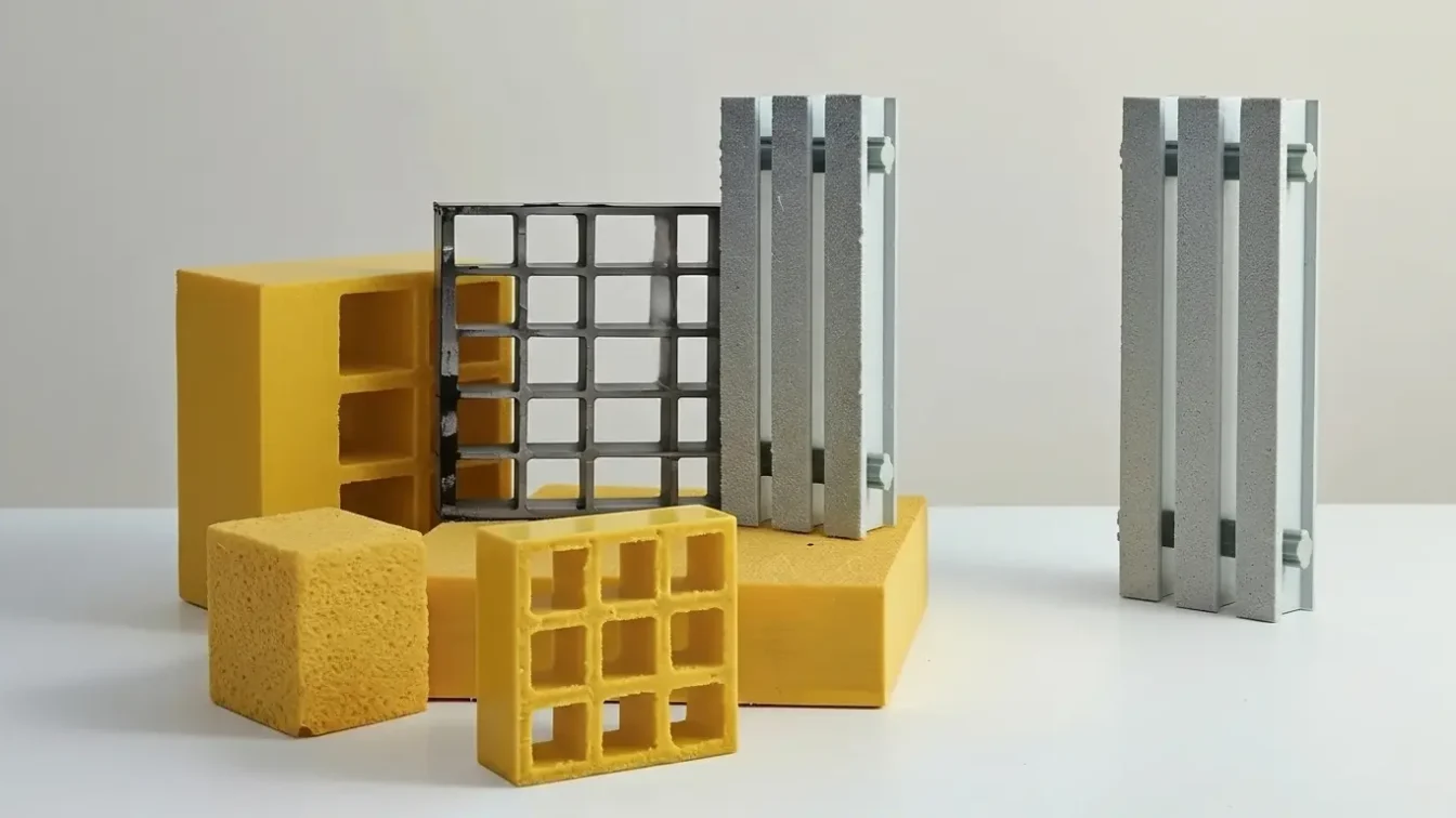 Structured Media for Water Treatment structured plastic media blocks used in water treatment and bio filtration systems